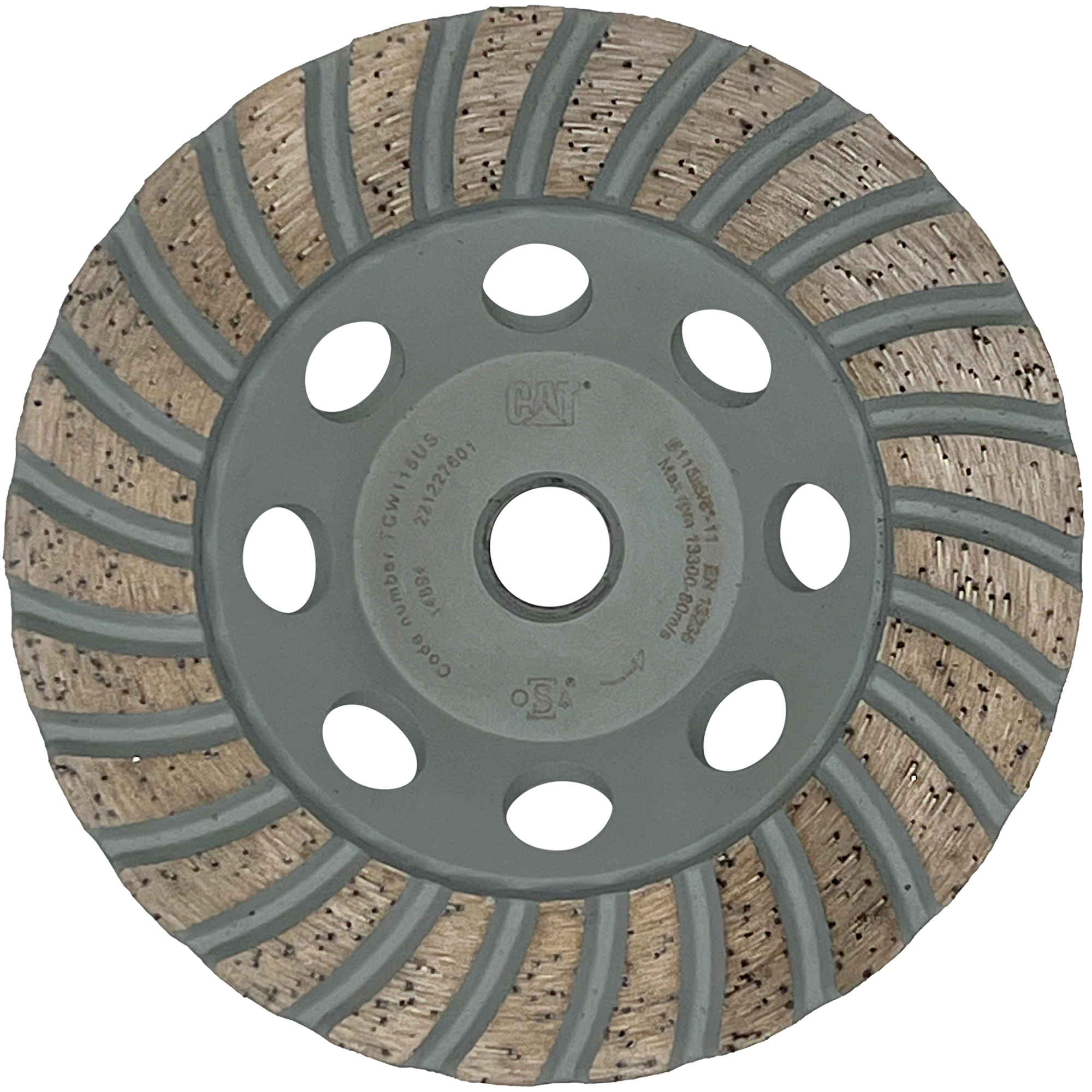 CAT, Cat 300 Trade Rim Diamond Grinder 4 1/2in., Blade Diameter 4 1/2 in, Included (qty.) 1 Model# DA36017
